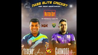 CARMOOZ  AKOYA CC vs LEGENDS WARRIORS [upl. by Anana]