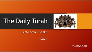 Lech Lecha Day 1 5785 [upl. by Llerdnad]