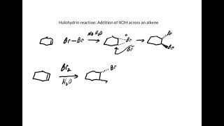 halohydrin reaction [upl. by Corney]