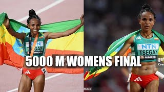 ሴቶች 800 ሜትር ሩጫ ፍፃሜ ውድድር  Paris 2024 Olympics  ፓሪስ ኦሎምፒክ  Womens 800 M Final 5000 ሺ ሜትር ሩጫ [upl. by Uon]