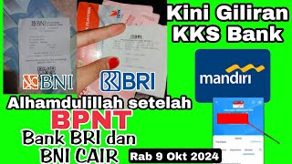 BPNT KKS MANDIRI Rab 9 Okt 2024 Setelah BRI dan BNI CAIR Apakah Sudah Mulai Ada yang CAIR [upl. by Ecnerrat]