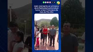 Jaén izamiento en el marco de la festividad patronal en honor a San Francisco de Asís de Fila Alta [upl. by Ahsyat242]