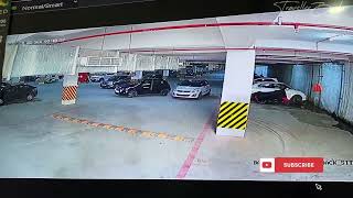 car accident cctv footage  Irresponsible driving In basement parking  Hyundai Maruti Accident [upl. by Norga]