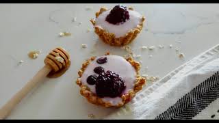 blackberry tart with Oatmeal crust [upl. by Ness]