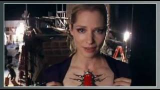 Sienna Guillory Very Brief Behind the Scenes of Resident Evil Afterlife [upl. by Assiralk]