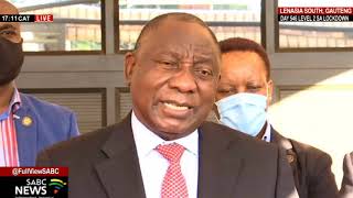 President Ramaphosa visits the family of Jolidee Matongo [upl. by Barthol]