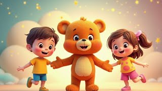 Teddy Bear Teddy Bear Fun Rhyme For Kids  Tiny Toones Children Rhymes amp Songs [upl. by Yendys111]