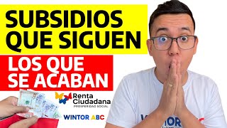 Noticia Se conocen los subsidios que siguen y los que se acaban en 2025  Conozca los detalles [upl. by Terrel]