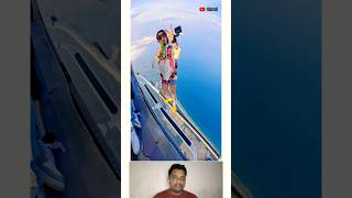 Awesome Girl Skydiving youtube skydiving reaction trending [upl. by Nhar]