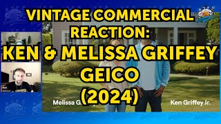 Vintage Commercial Reactions Ken amp Melissa Griffey for Geico 2024 geico kengriffeyjr [upl. by Laet]