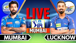 IPL 2024 Live MI vs LSG Match 67  IPL Live Score amp Commentary  Mumbai vs Lucknow Live Match [upl. by Oraneg]