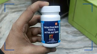 Calcium Citrate Malate  Vitamin D3 amp Folic Acid Tablets Uses In Hindi  CCM Tablet Uses In Hindi [upl. by Corvese90]