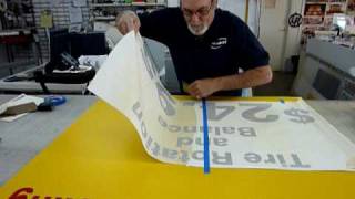 The Hinge method of installing Vinyl Graphics [upl. by Shivers54]