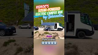 All electric solar powered camper van ​ solarrolla for redfoothedude Solar VanLife OffGrid [upl. by Llevrac]