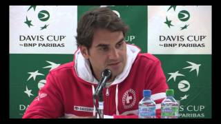 Federer quotJai eu des frissonsquot [upl. by Arykahs65]