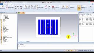 Patch antenna design using cst microwave studio  Basic Antenna design  Patch cutting 8 strip PIFA [upl. by Thoma]