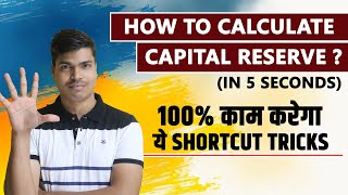 How to Calculate Capital Reserve   Short cut Tricks  Term 1 12th Accounts  Forfeiture amp Reissue [upl. by Cappella]