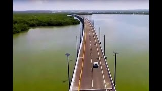 Vea el imponente viaducto El Gran Manglar obra que se adapta a la naturaleza y es orgullo nacional [upl. by Etteve]