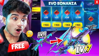 How To Max All Evo Gun Skins Free🔥 NEW EVO BONANZA EVENT  Free Fire New Event  FireEyes Gaming [upl. by Cusick]