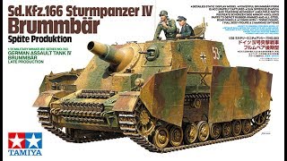 Building the all new 135 Tamiya Brummbar late [upl. by Jessie]