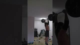 235 LB Push Press Lock out Hold [upl. by Yojal]