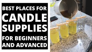 BEST PLACES to get candle making supplies Best options for beginners and advanced candle makers [upl. by Kienan]