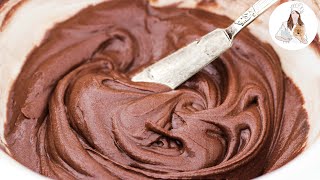 One Minute Chocolate Frosting Recipe [upl. by Aninaig686]