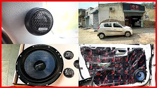 Upgraded My Maruti Alto800 Music System Installed Gladen ComponentsStage 1Motor Concept Vlog 38 [upl. by Gallard377]