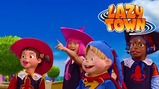 The Three Musketeers  Lazy Town S1 Ep 19  Full Episodes [upl. by Alethea]