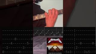 Welcome Home Sanitarium Guitar Tabs amp Lesson  Metallica shorts metallica [upl. by Cartwright898]