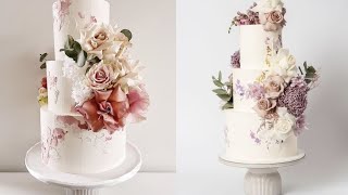 Three Tier Wedding Cake Designs 2024 Wedding Anniversary Cake [upl. by Vani]