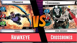 Marvel Champions  Hawkeye  Playthrough  Crossbones  True Solo  Leadership  Rise of Red Skull [upl. by Eceinart688]