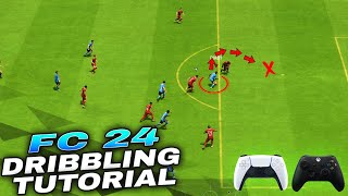 FC 24 Simple Dribbling Trick to Get Past Defenders amp Create space [upl. by Nolos]