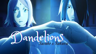 Sasuke and Sakura  SasuSaku AMV  Dandelions [upl. by Nickolas]