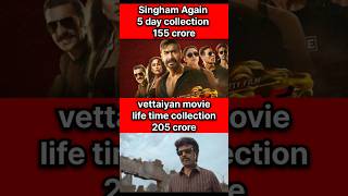 Singham Again collection🔥 vettaiyan collection🔥 shorts trending aashiqkaexplain [upl. by Andria]