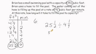 Solving Word Problems  Fraction Division And Capacity [upl. by Dragon]