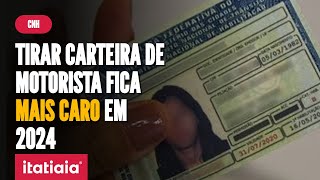 CARTEIRA DE MOTORISTA FICA MAIS CARA EM 2024 ENTENDA O MOTIVO [upl. by Der555]