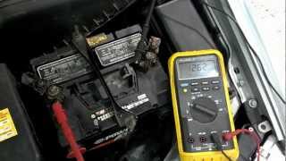 Battery Load Test With a Multimeter [upl. by Idnem849]