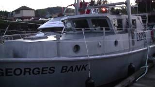 Commercial fish boat with sails a rare west coast working sailboat [upl. by Maletta]