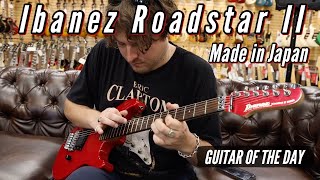 Ibanez Roadstar II Made in Japan  Guitar of the Day [upl. by Ojybbob]