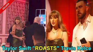 Taylor Swift quotROASTSquot Travis Kelce Over CATCHPHRASE traviskelce taylorswift [upl. by Odraude926]