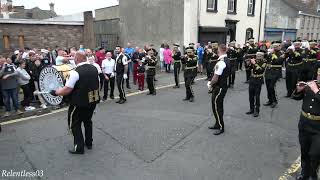 Kilcluney Volunteers No16  NPBs 40th Ann Parade  Newtownards  230722 4K [upl. by Anipsed537]