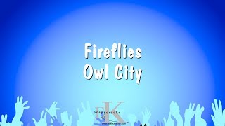 Fireflies  Owl City Karaoke Version [upl. by Ryle845]