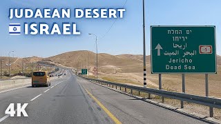 4K ROAD TRIP  JERUSALEM to JUDAEAN DESERT  ISRAEL [upl. by Adara]