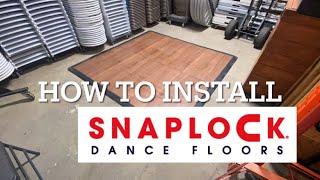 Snaplock Dance Floor Reviews  Instructions For Installation amp 4x8 Sub Floor Panels Hack [upl. by Dimah]