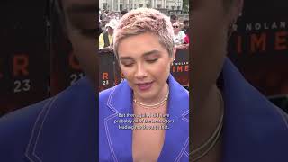 Florence Pugh at Oppenheimer press event  London Live [upl. by Waverly]