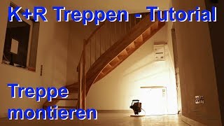 KR Treppen  Tutorial Treppe montieren [upl. by Athene]