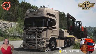 Euro Truck Simulator 2 149 Scania R580  Trailer quotVan der Heijdenquot 149  DLCs amp Mods [upl. by Siriso]