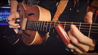 MOONSHINER BLUES  Slide Guitar on the Mystery Resonator [upl. by Dniren]