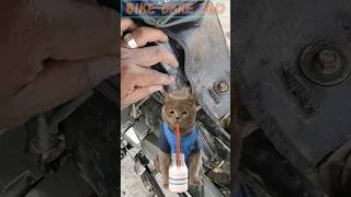 🐱வண்டி பெட்ரோல் குடிக்குது😅Bike care 360 shorts [upl. by Hilaire163]